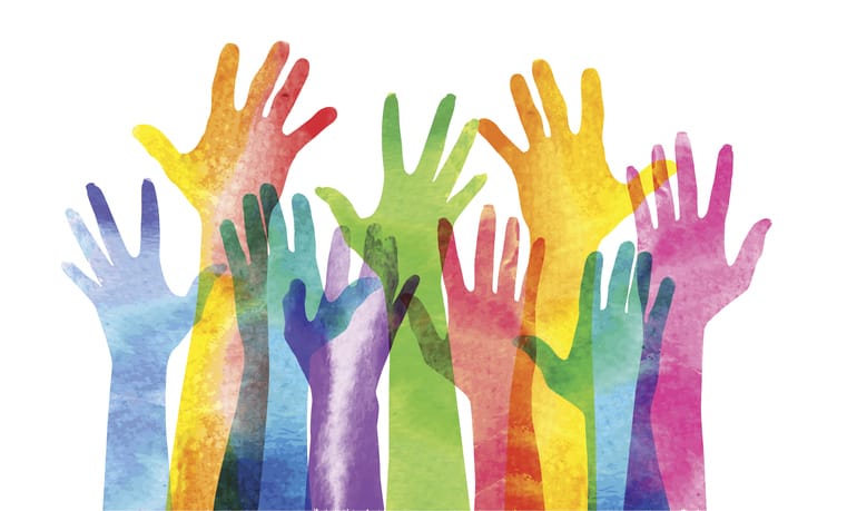 Coop ART[O] | Empreintes de mains colorées